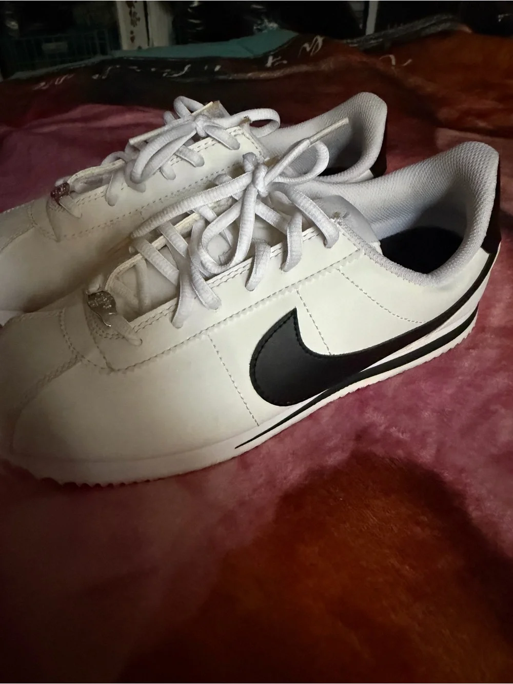 Nike White Low-Top Cortez
